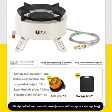 Explorer 4000W Infrared Camping Stove Windproof Electronic Ignition