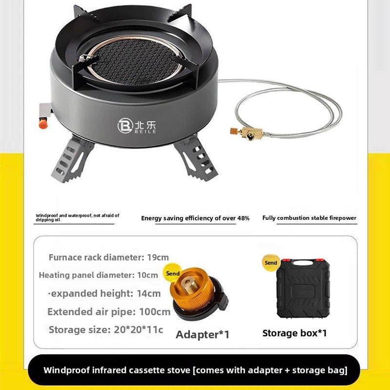 Explorer 4000W Infrared Camping Stove Windproof Electronic Ignition