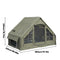 Inflatable Camping Tent With Skylight And Breathable Mesh
