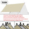 Ultralight Waterproof Tarp Tent Sun Shelter Camping Awning