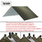 Ultralight Waterproof Tarp Tent Sun Shelter Camping Awning