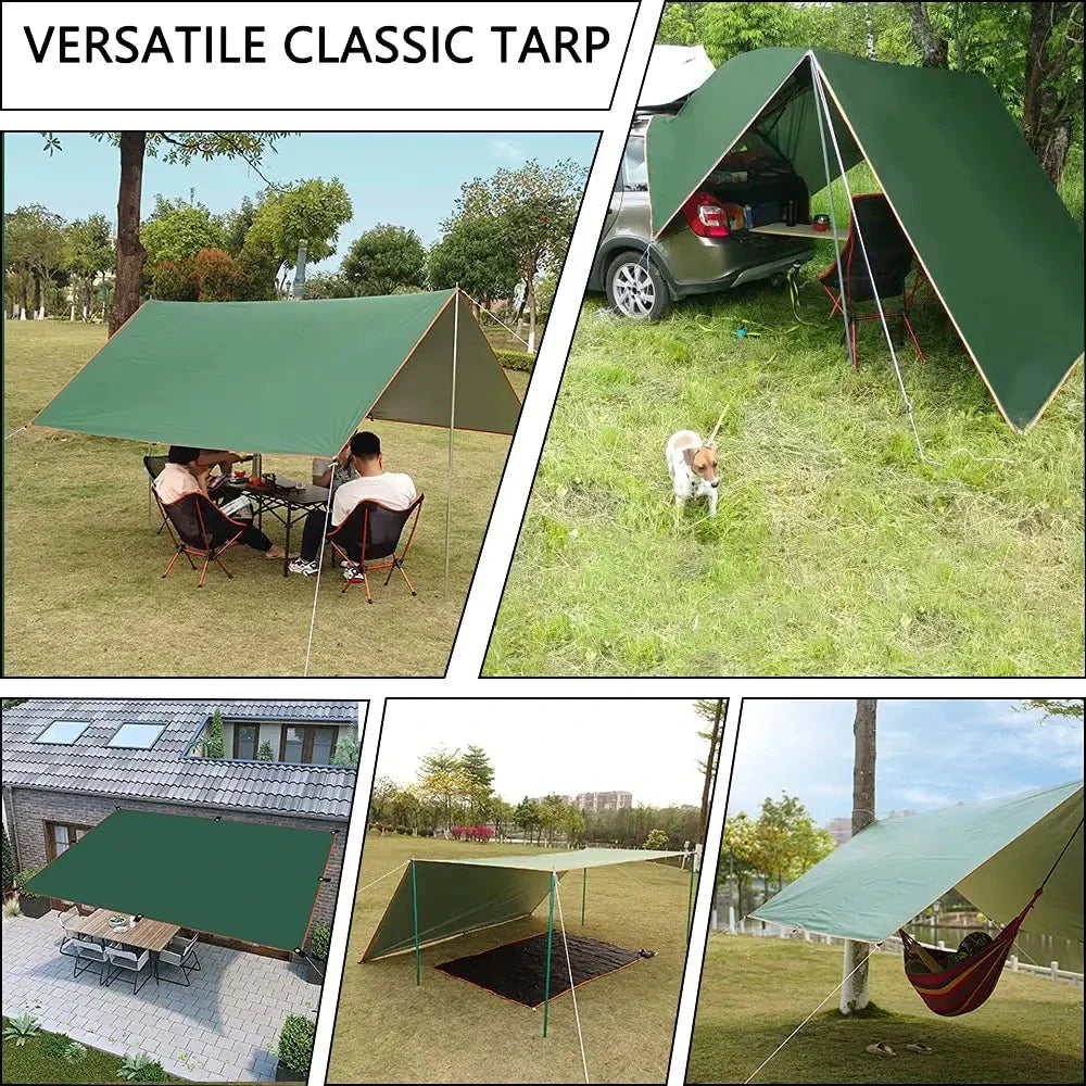 Ultralight Waterproof Tarp Tent Sun Shelter Camping Awning