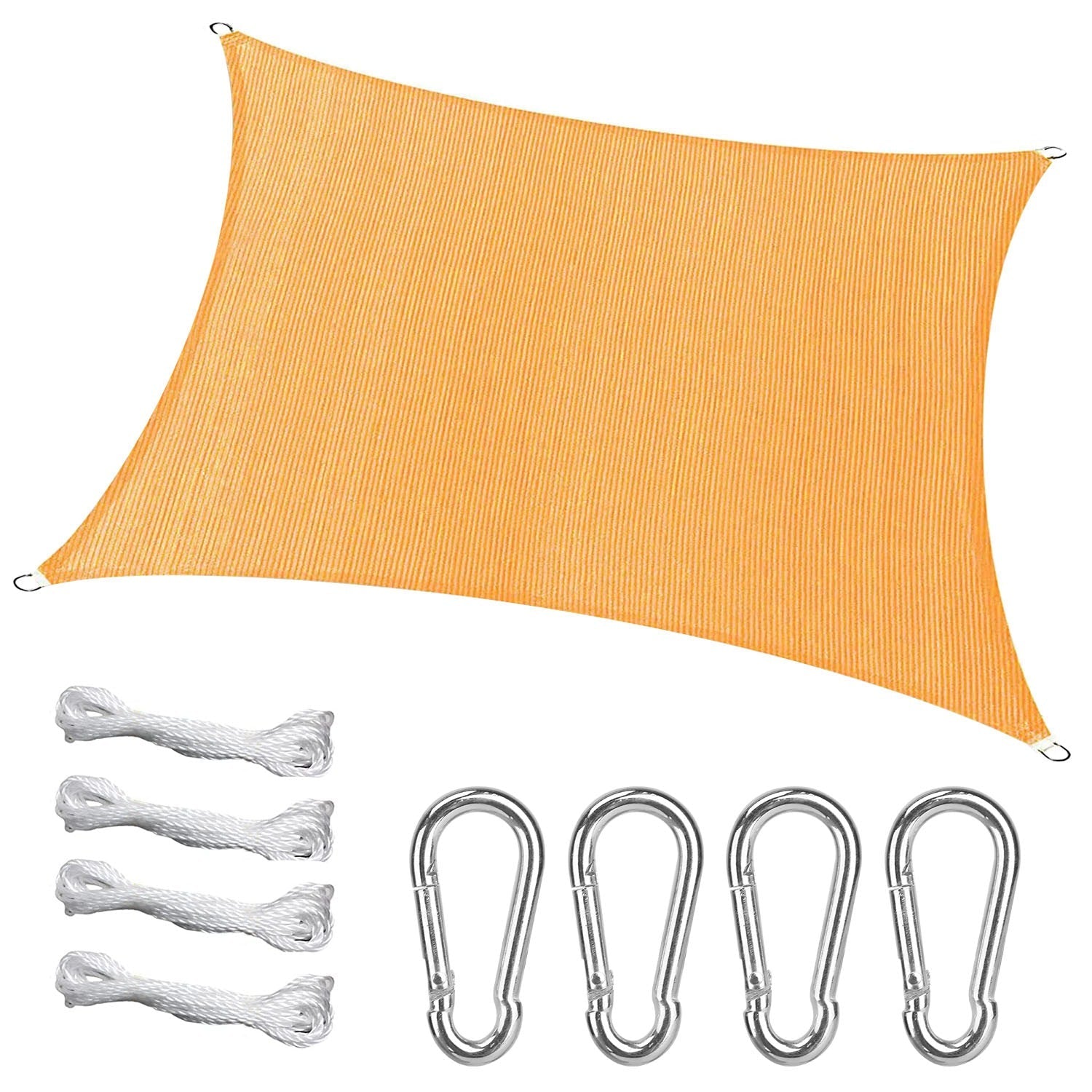 Rectangular Canopy 98% UV Block HDPE Patio Awning Shelter