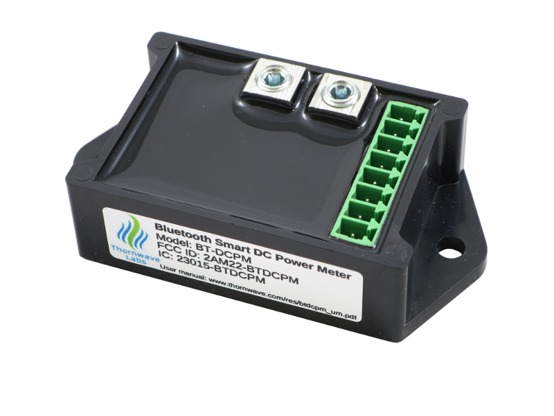 Bluetooth LE Battery Monitor DC Power Meter Logging