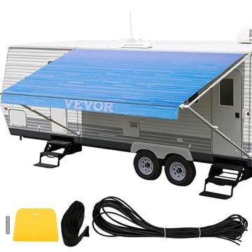 RV 15ft Awning Fabric Durable Vinyl Camper Canopy Replacement